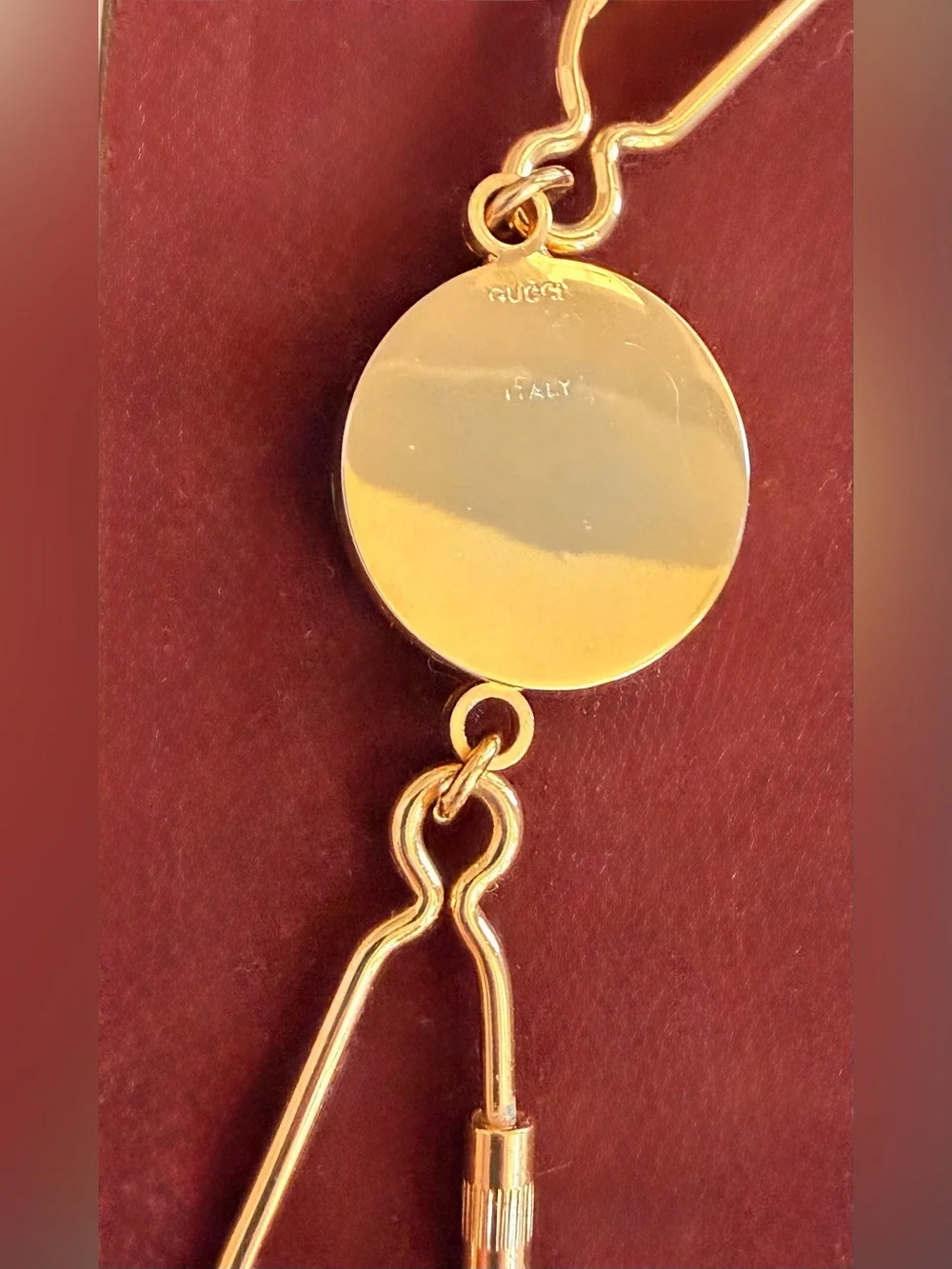 Gucci Double Valet Keychain Shelly Line / Web Stripe collection & Original Box